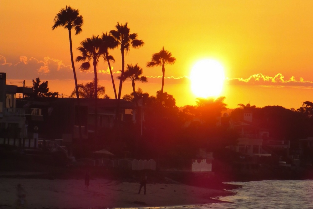 Sonnenuntergang San Diego Kalifornien Rundreise