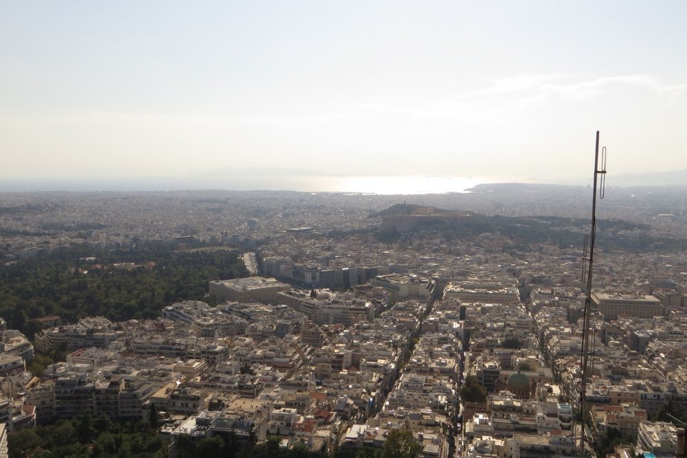 Aussicht Lykabettos Athen